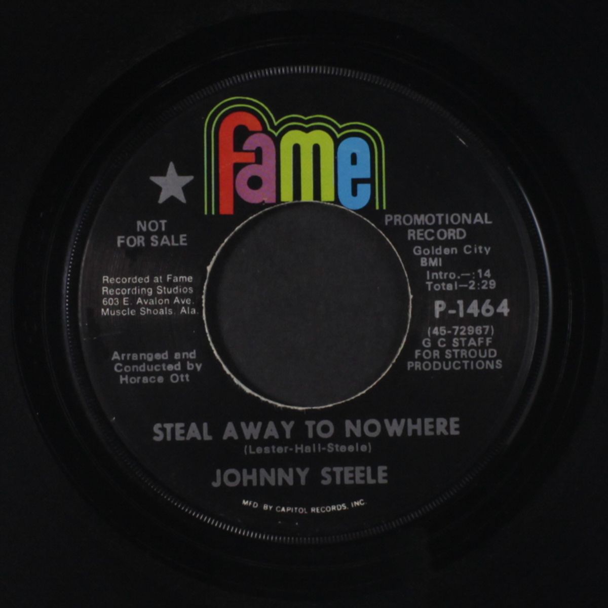 better days are coming / steal away to nowhere by JOHNNY STEELE