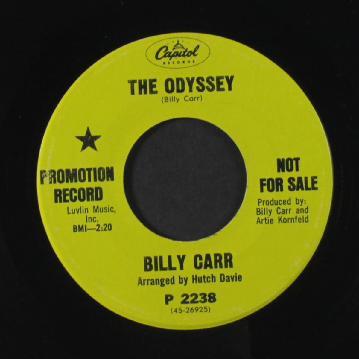 it's mad / the odyssey by BILLY CARR