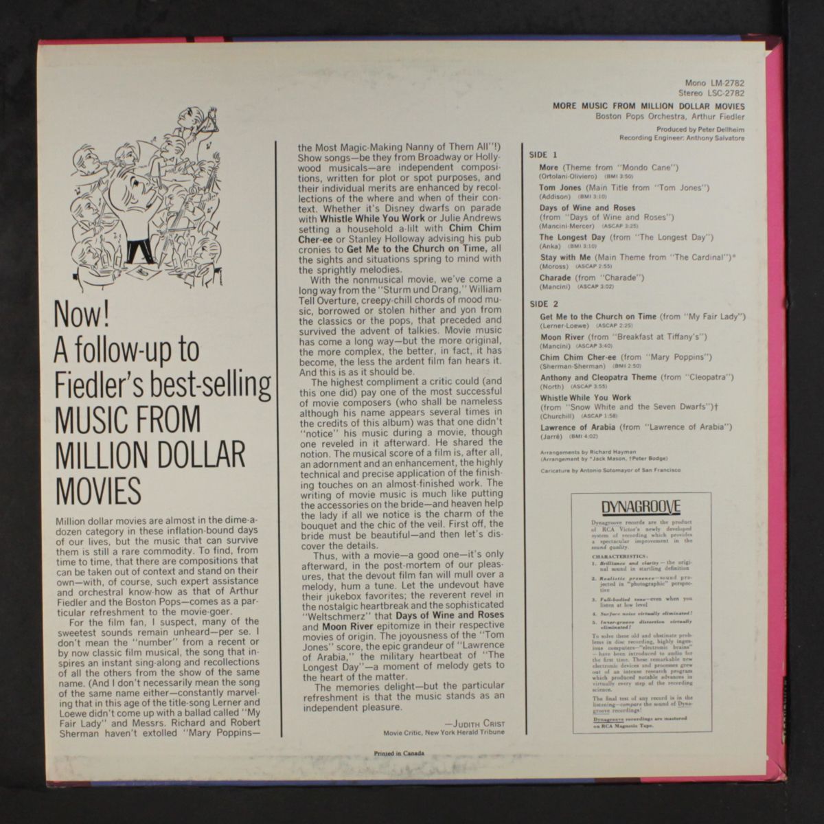 more music from million dollar movies by ARTHUR FIEDLER & BOSTON POPS
