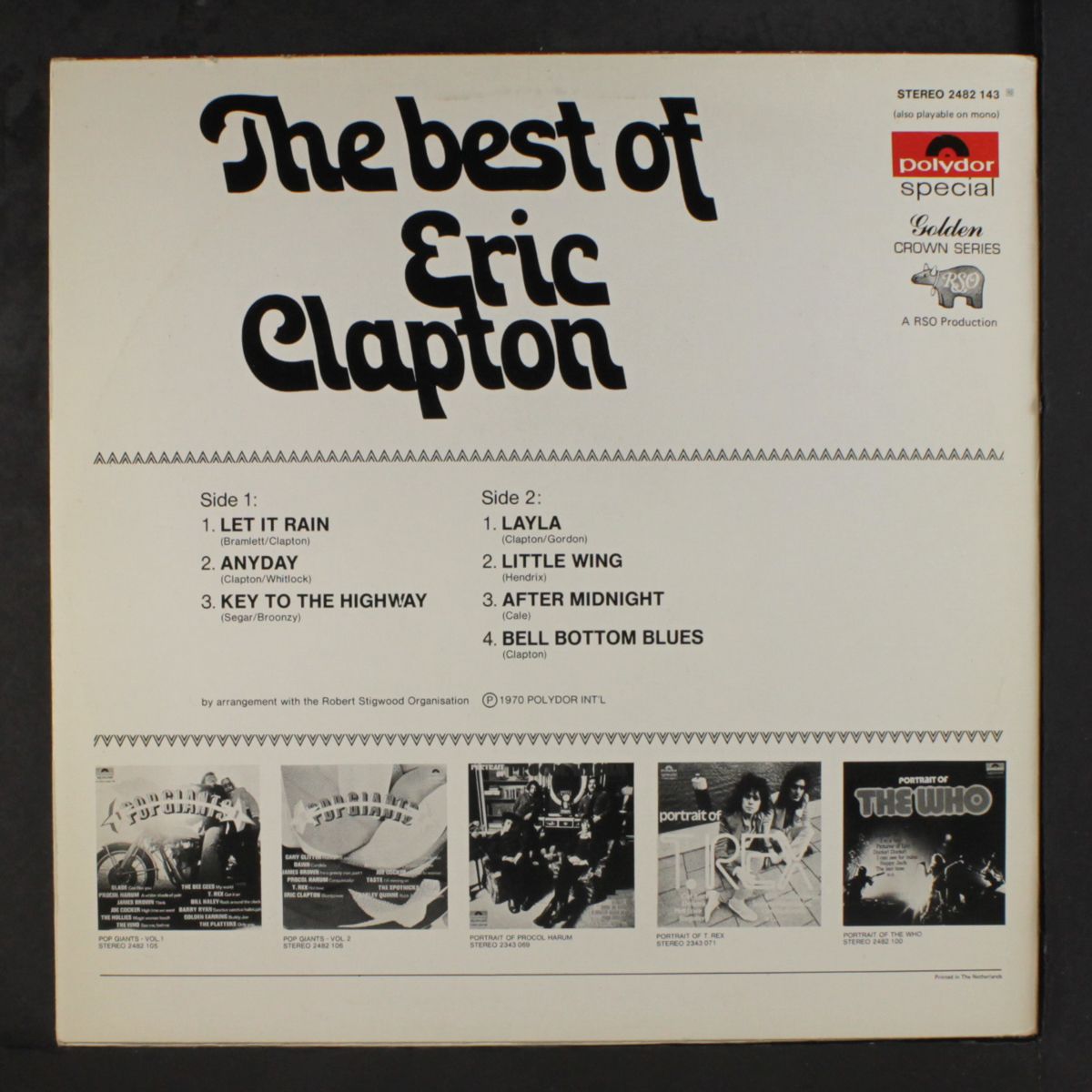best of by ERIC CLAPTON