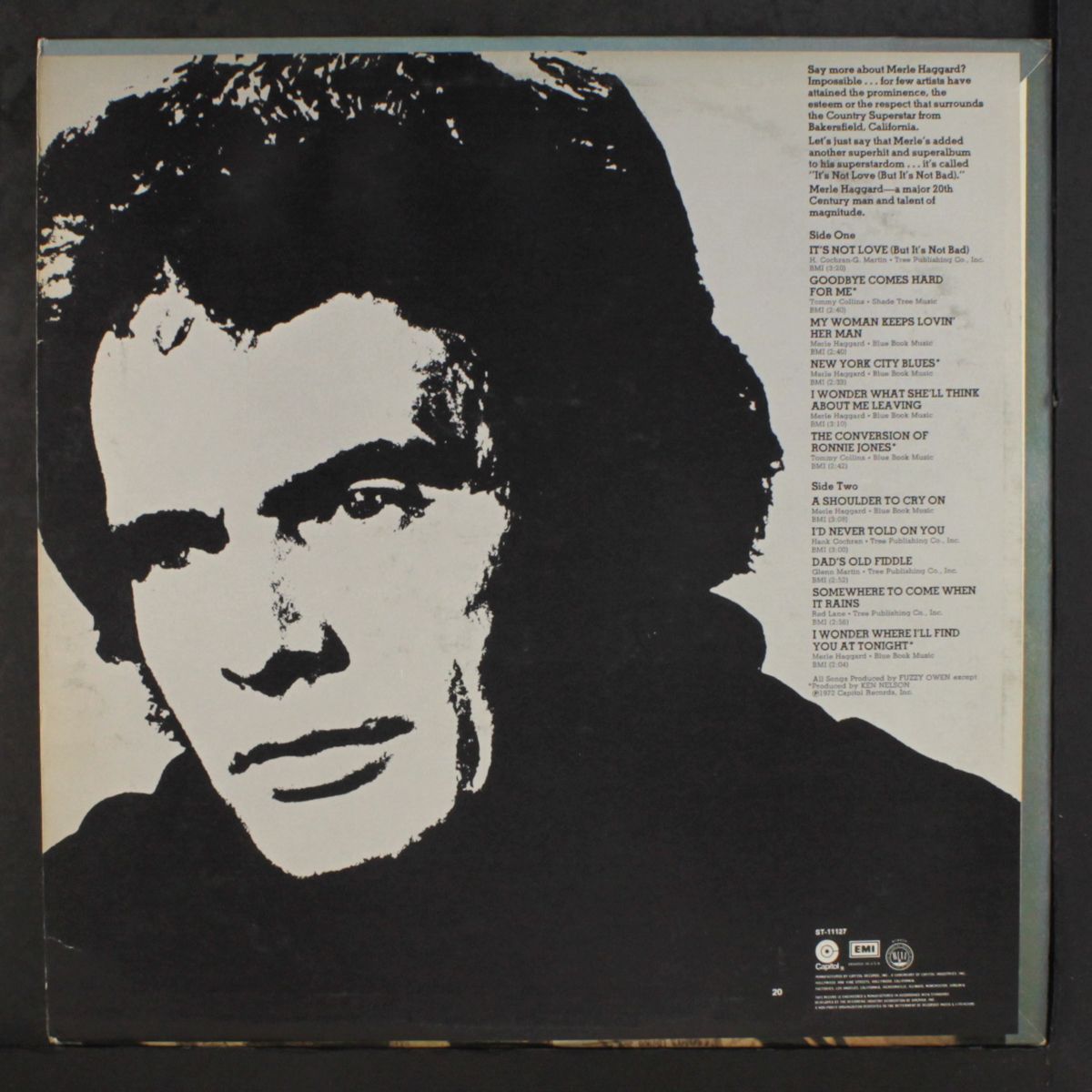 it's not love (but it's not bad) by MERLE HAGGARD