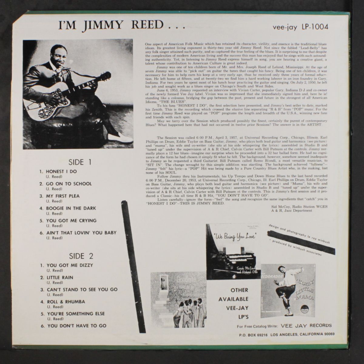 i'm jimmy reed by JIMMY REED