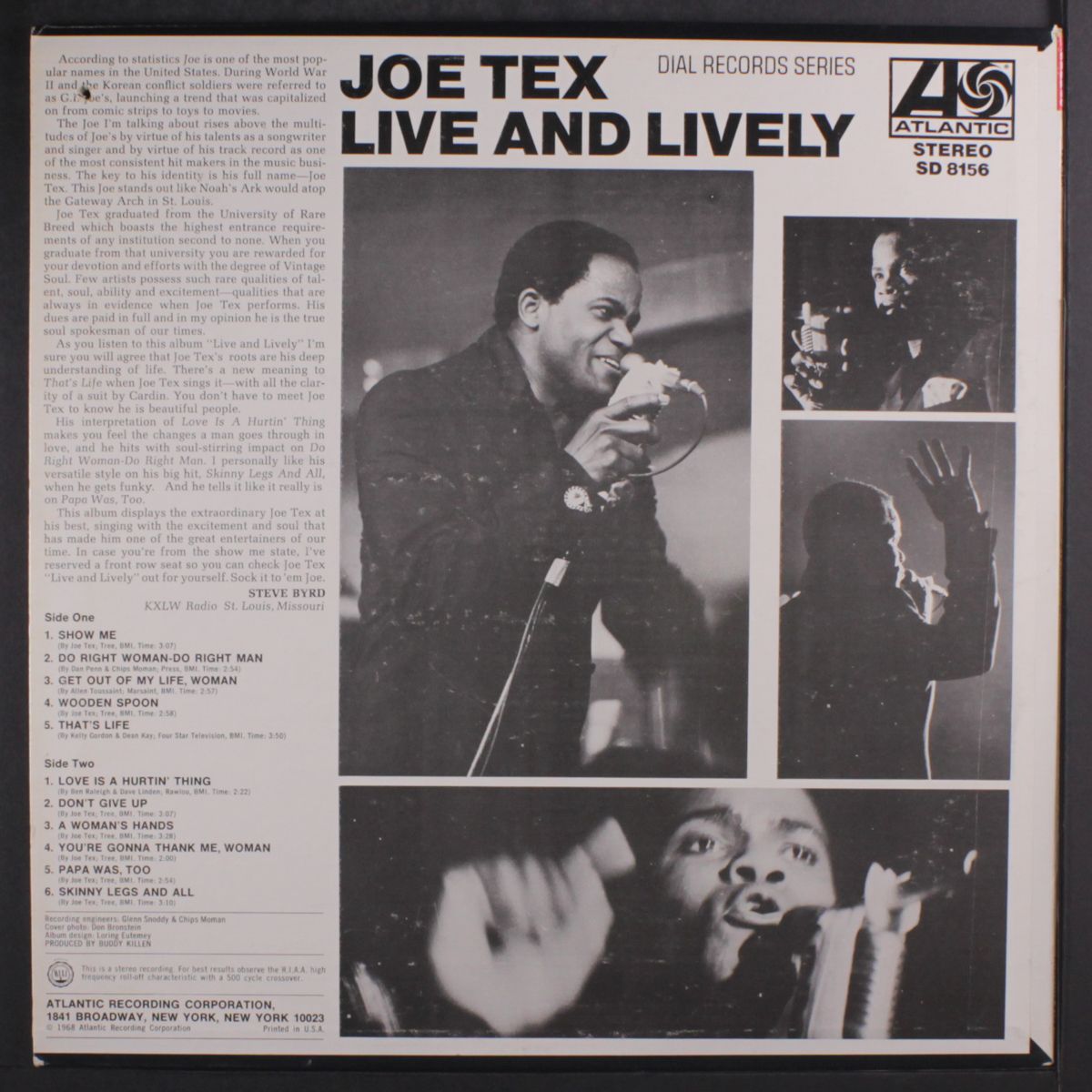 live and lively by JOE TEX