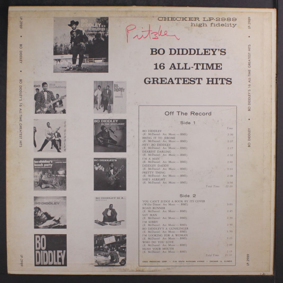 16 all-time greatest hits by BO DIDDLEY