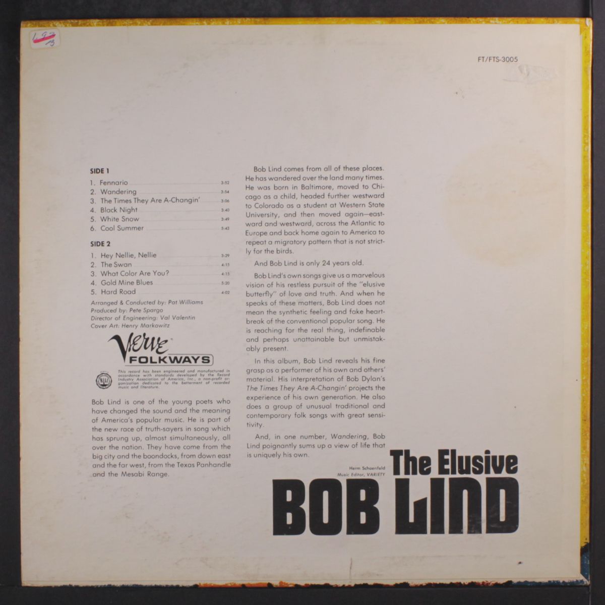 the elusive by BOB LIND