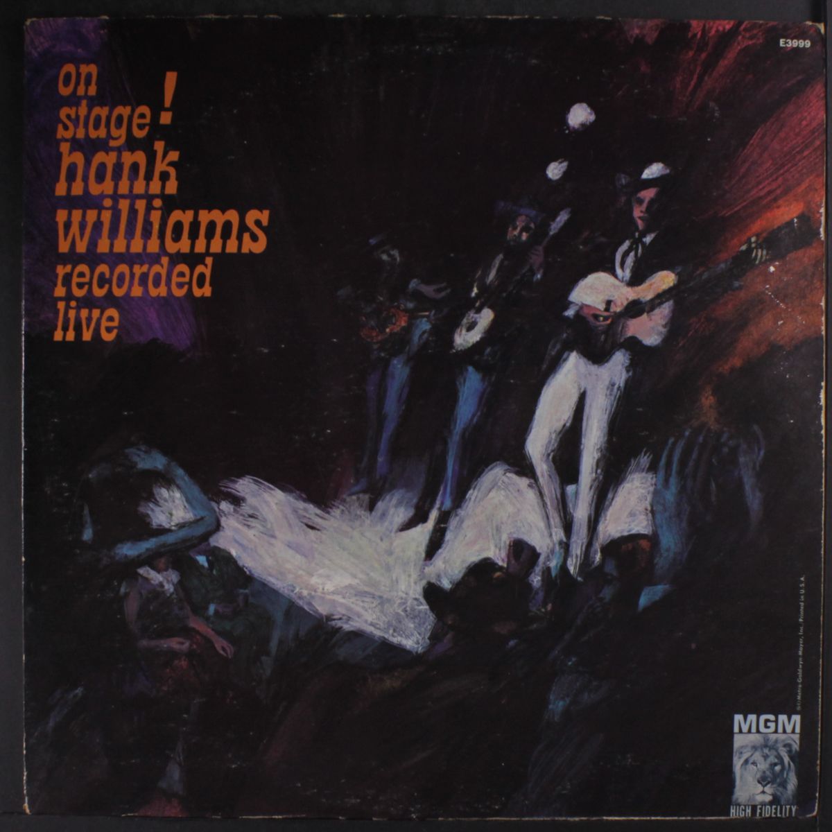 on stage!/recorded live by HANK WILLIAMS