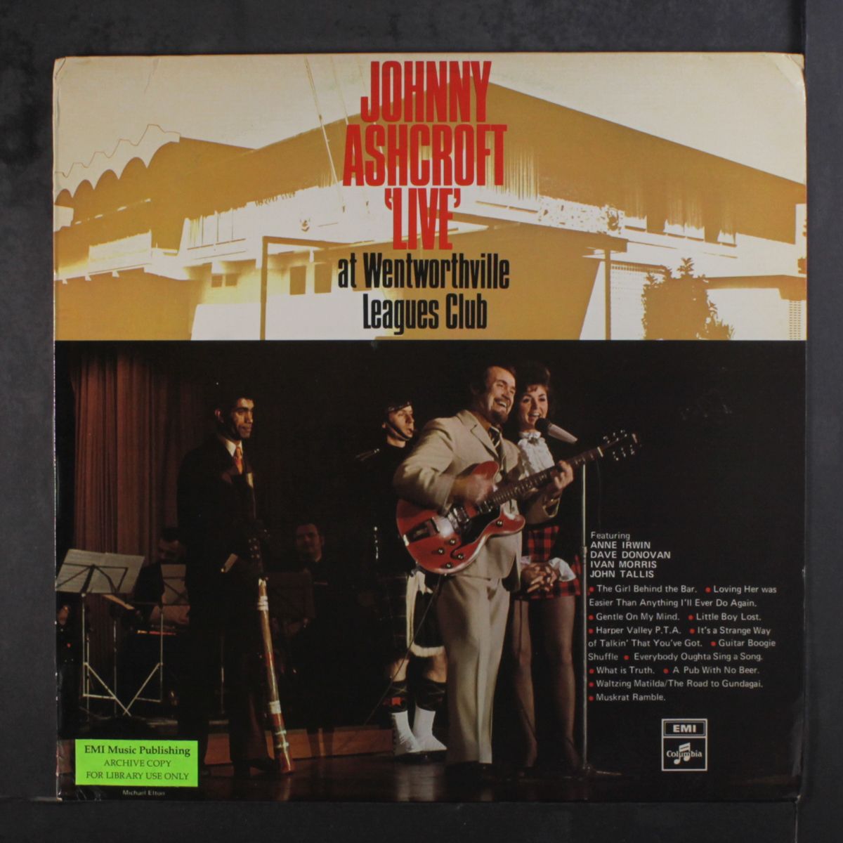 live by JOHNNY ASHCROFT