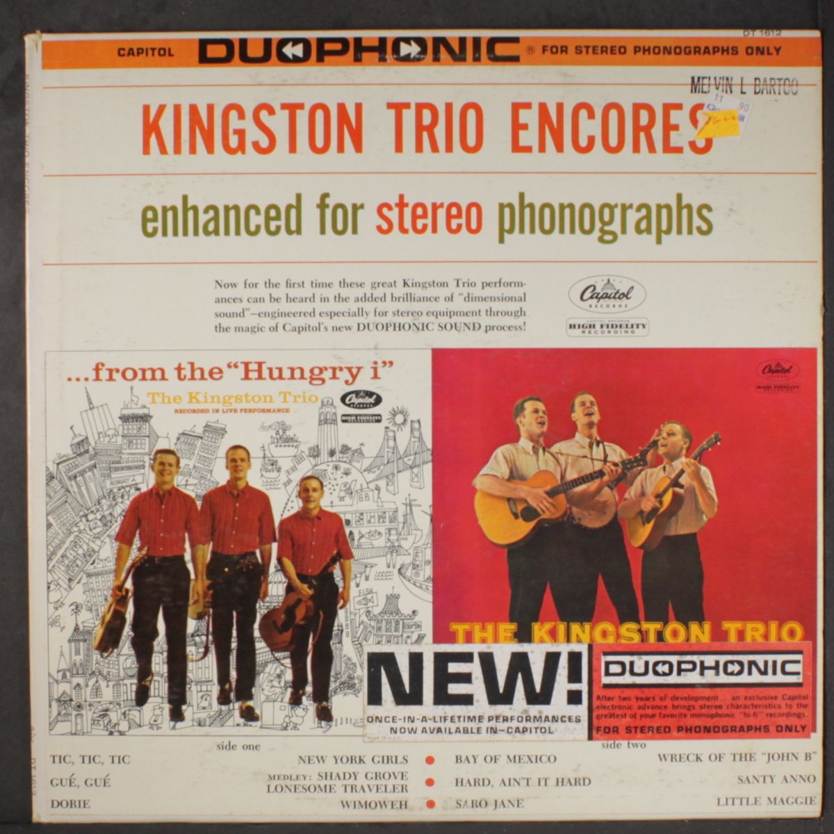 encores by KINGSTON TRIO