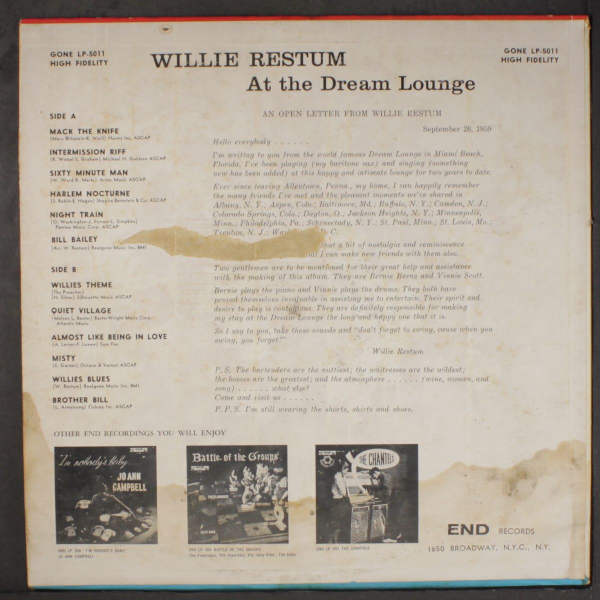 at the dream lounge by WILLIE RESTUM