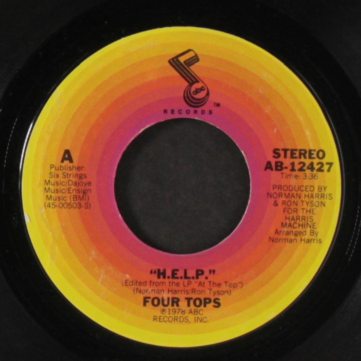 h.e.l.p. / inside a brokenhearted man by FOUR TOPS