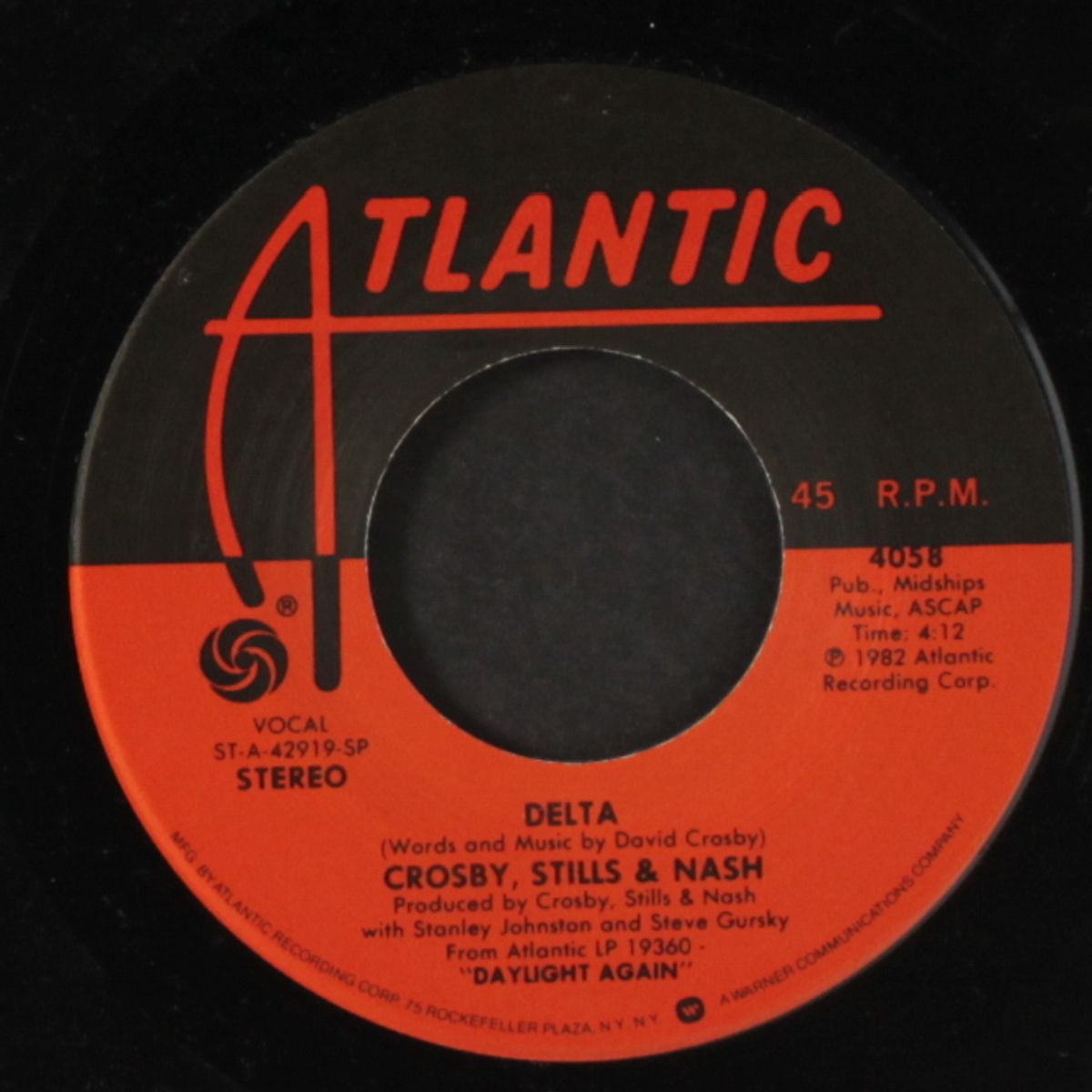 wasted on the way / delta by CROSBY,STILLS & NASH