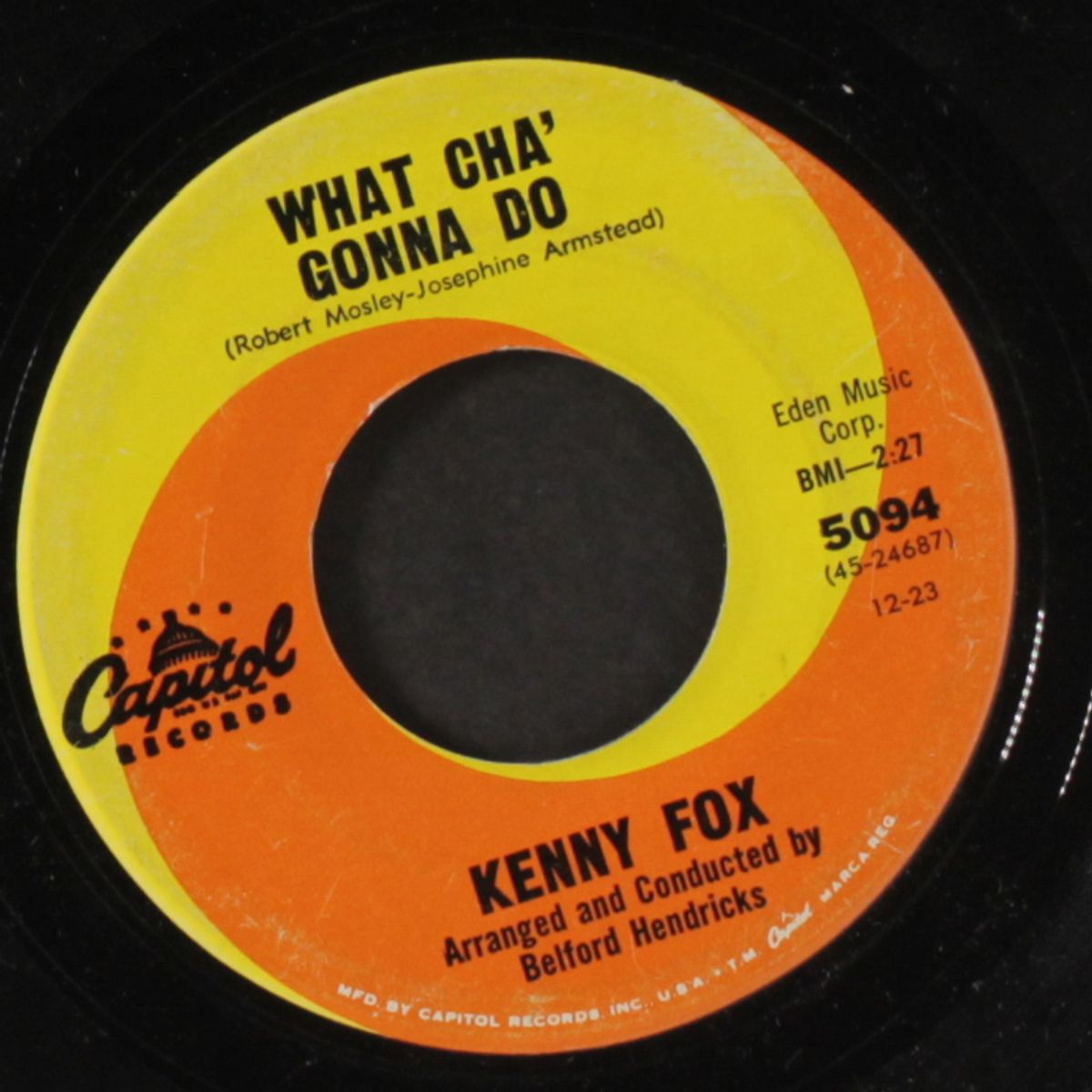 what cha' gonna do / rain or shine by KENNY FOX