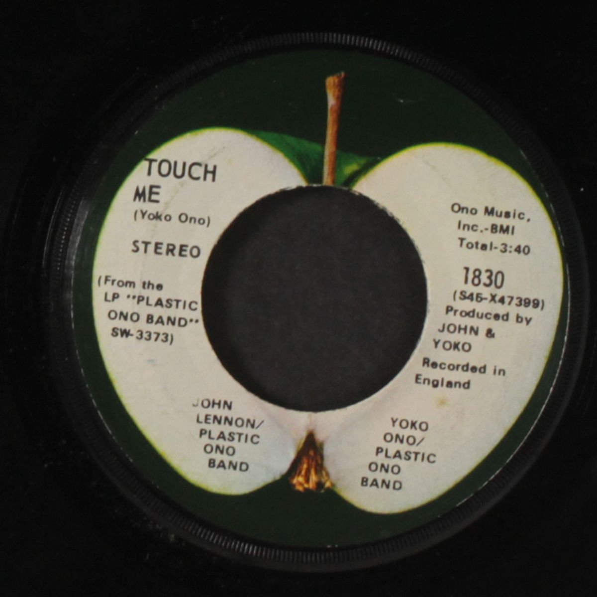 power to the people / touch me by JOHN LENNON & PLASTIC ONO BAND