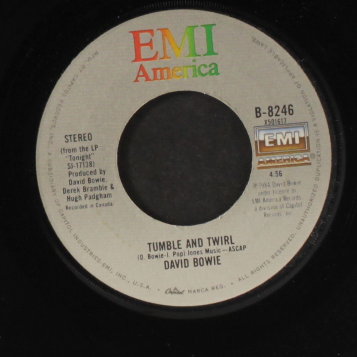 tonight / tumble and twirl by DAVID BOWIE