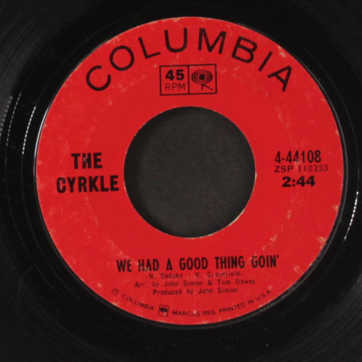 two rooms / we had a good thing goin' by CYRKLE