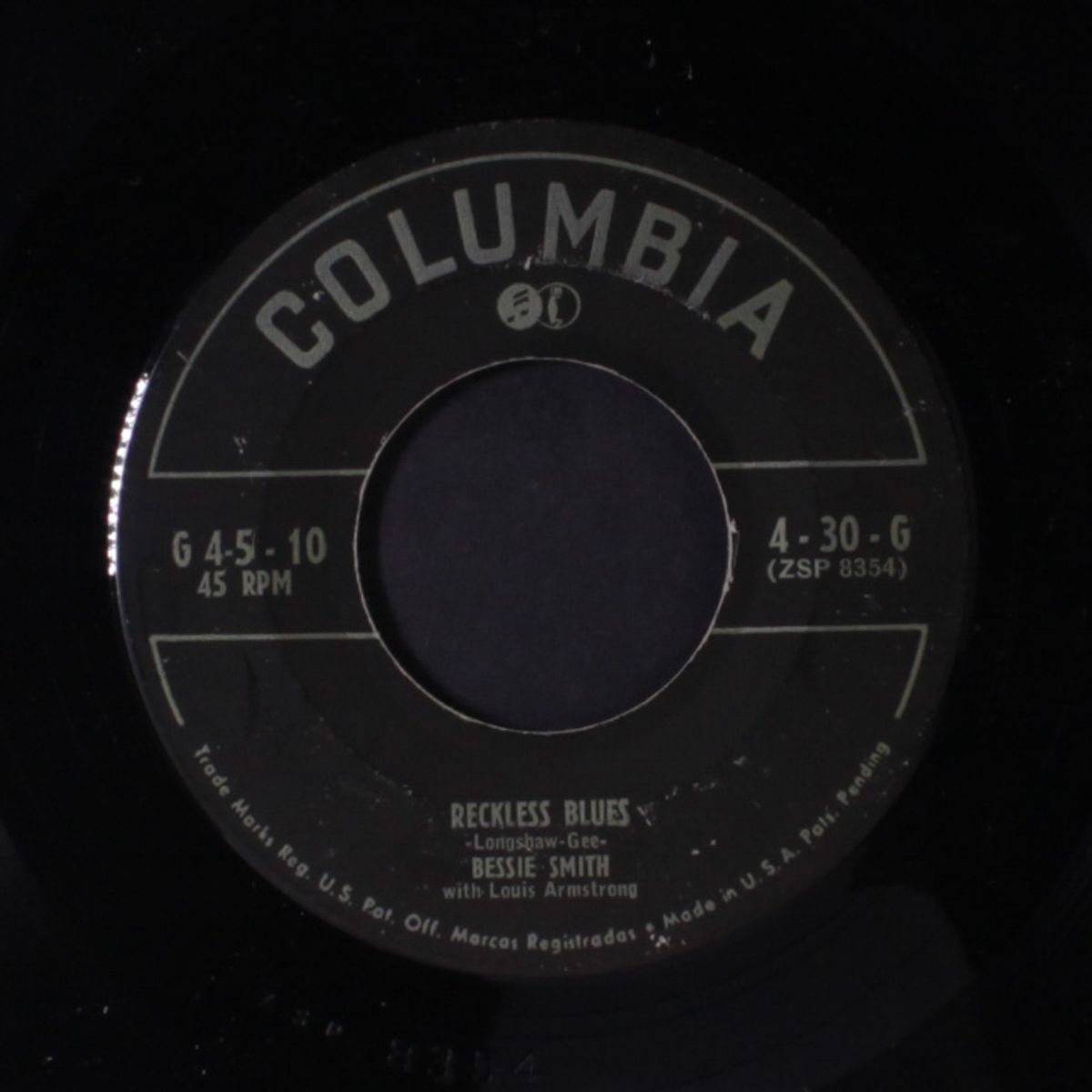 reckless blues / sobbin' hearted blues by BESSIE SMITH