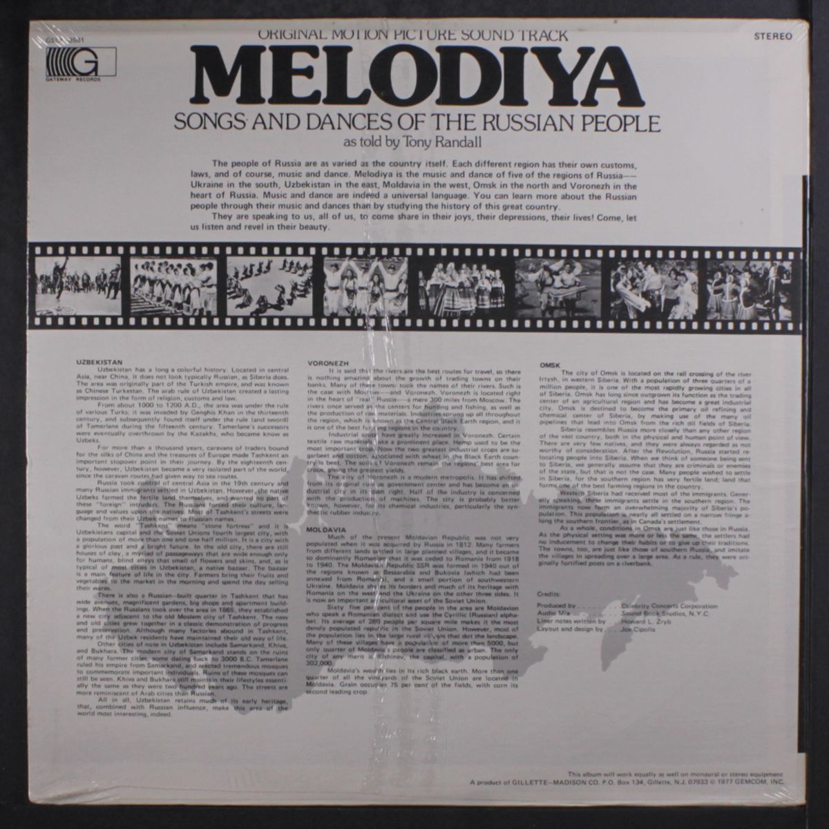 melodiya, songs & dances of the russian people by SOUNDTRACK