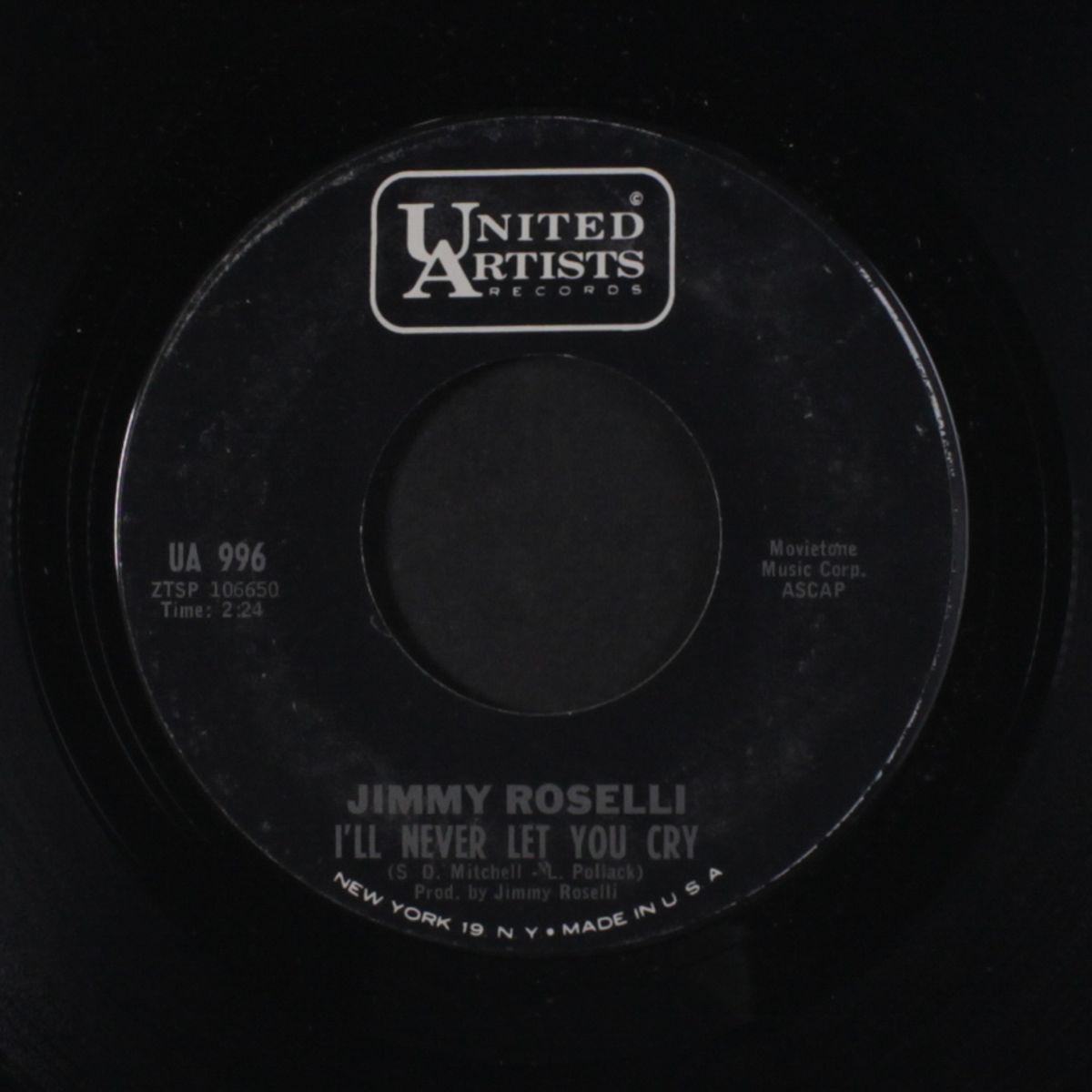 i'll never let you cry / i'm gonna change everything by JIMMY ROSELLI