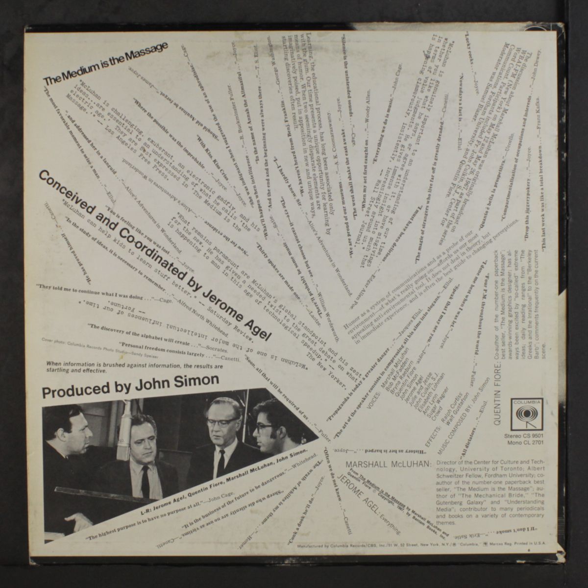 the medium is the massage by MARSHALL MCLUHAN