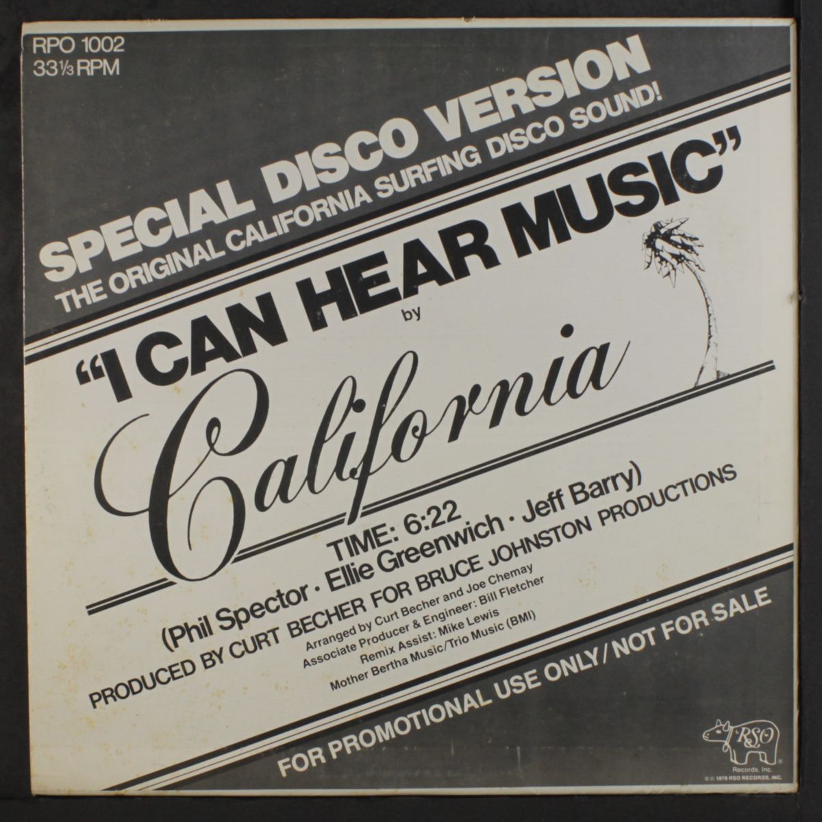 discomania / i can hear music by CAFE CREME / CALIFORNIA