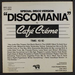 CAFE CREME / CALIFORNIA