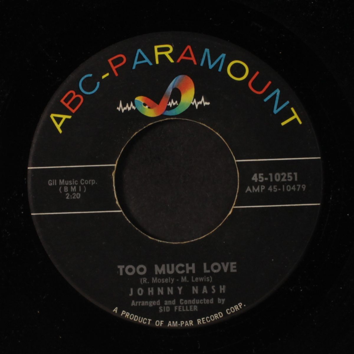 too much love / love's young dream by JOHNNY NASH