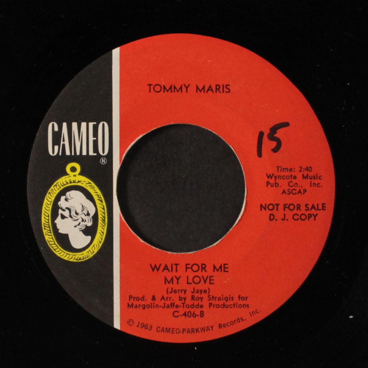 don't come cryin' to me / wait for me my love by TOMMY MARIS