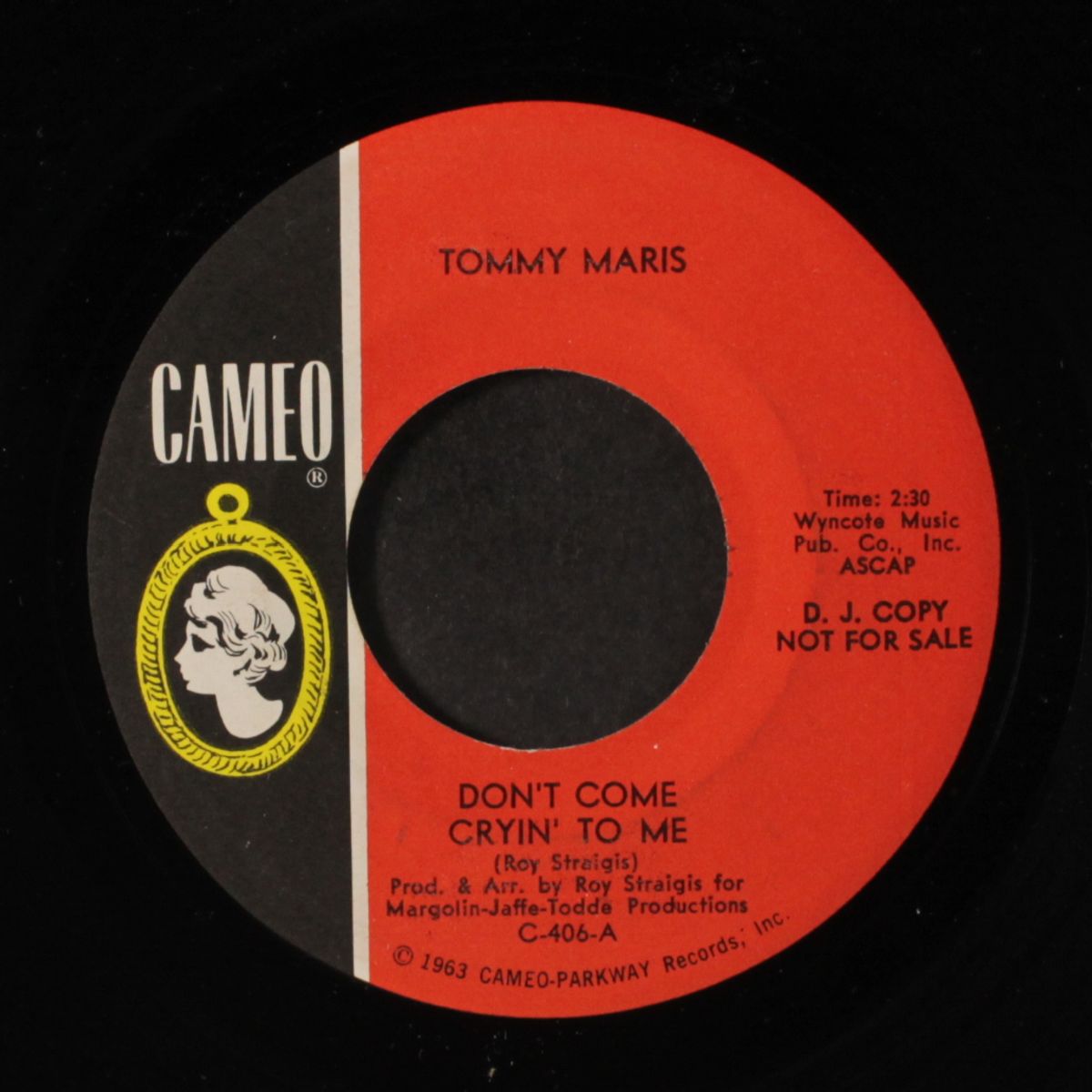 don't come cryin' to me / wait for me my love by TOMMY MARIS