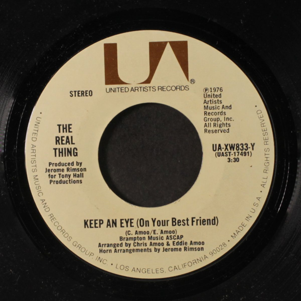 you to me are everything / keep an eye by REAL THING
