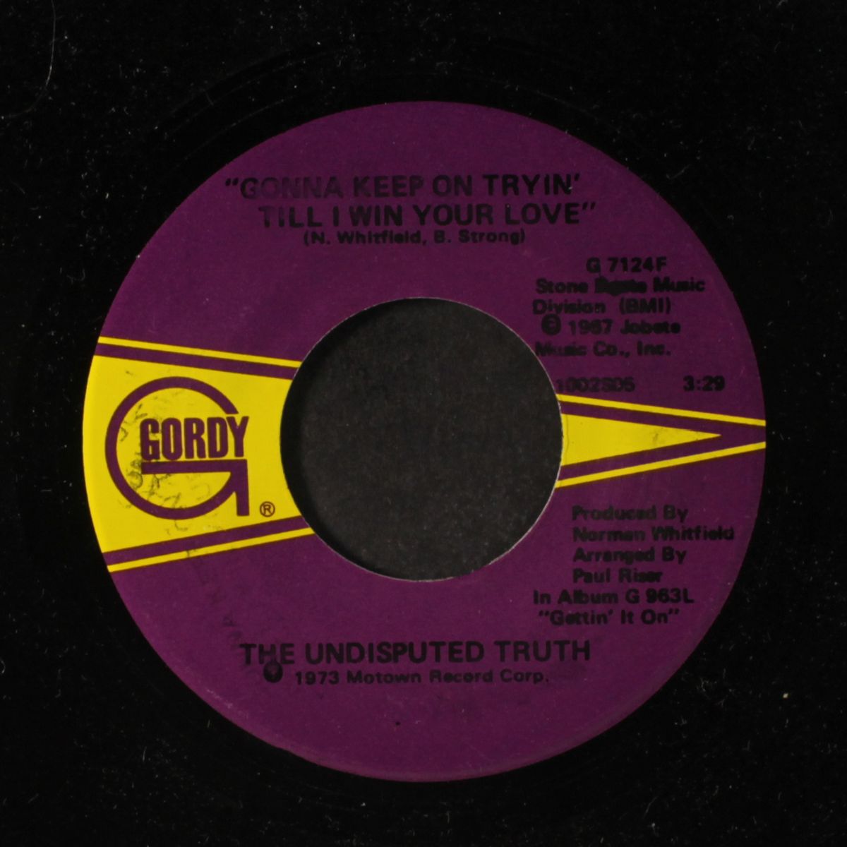 mama i gotta brand new thing / gonna keep on tryin' till i win your lo by UNDISPUTED TRUTH