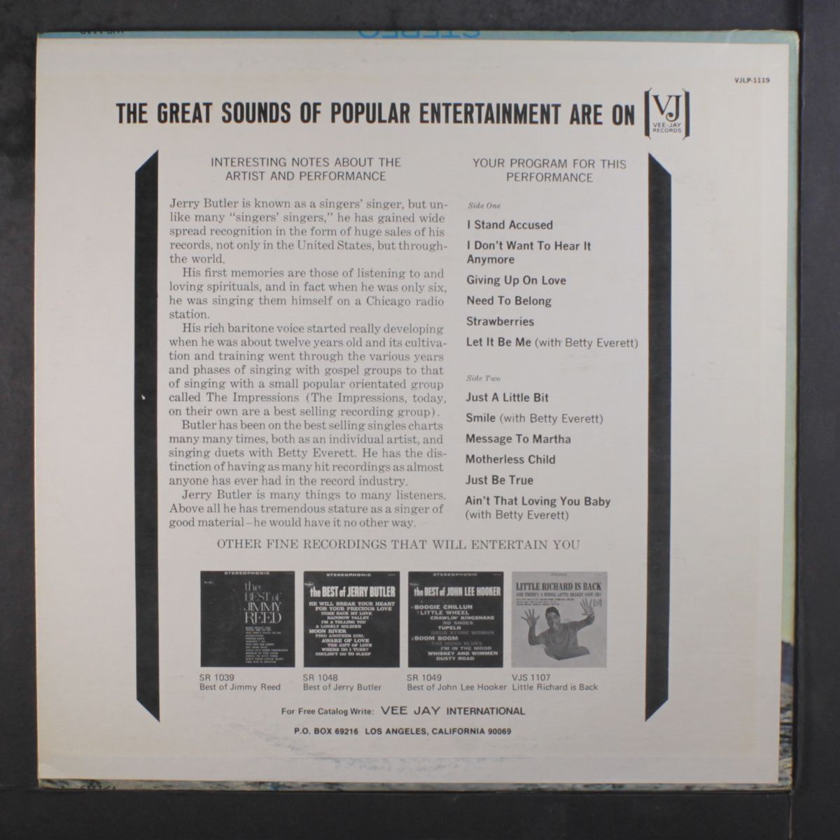 more of the best of by JERRY BUTLER