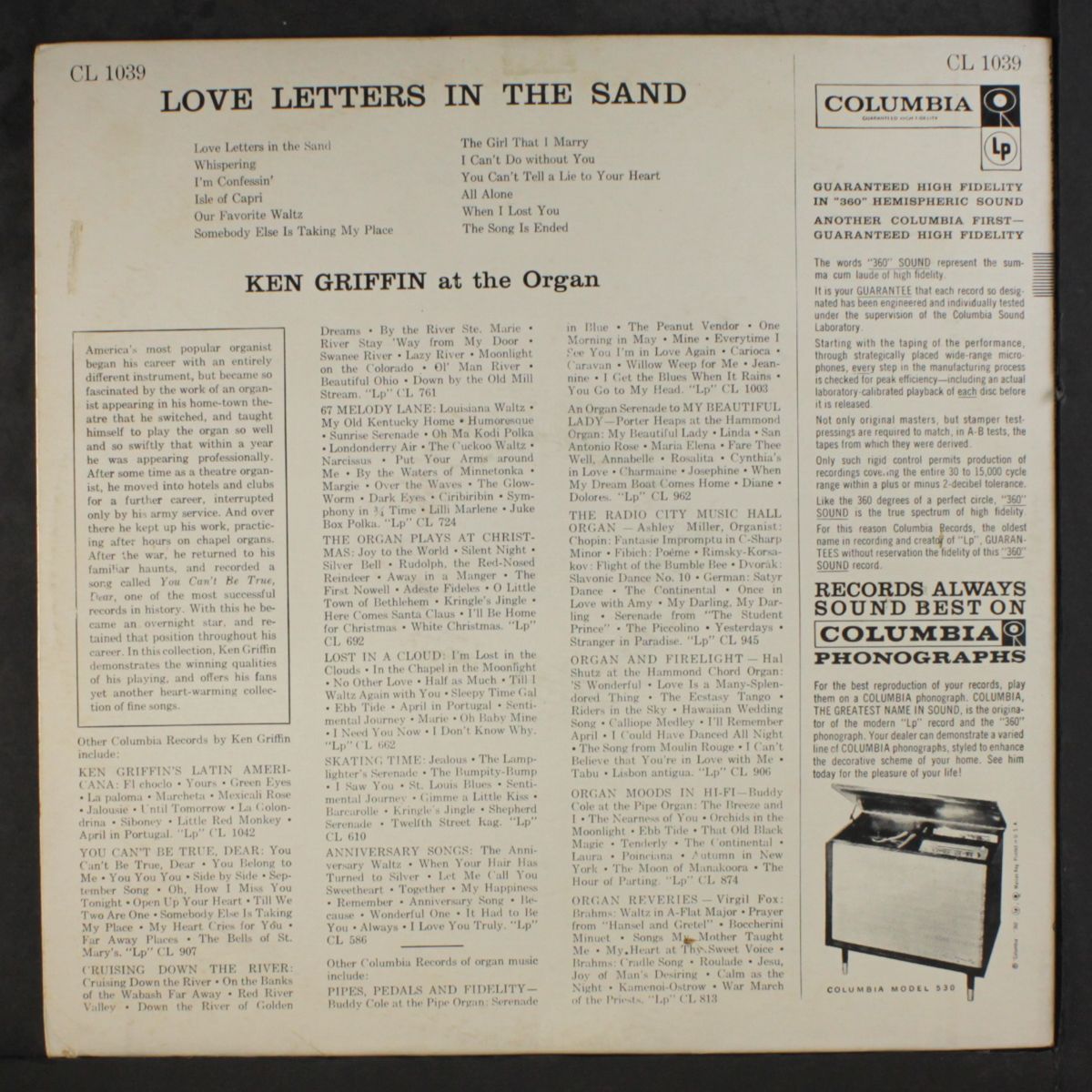 love letters in the sand by KEN GRIFFIN