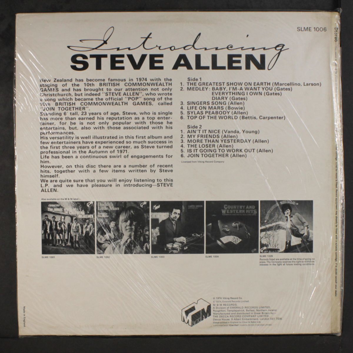 introducing by STEVE ALLEN