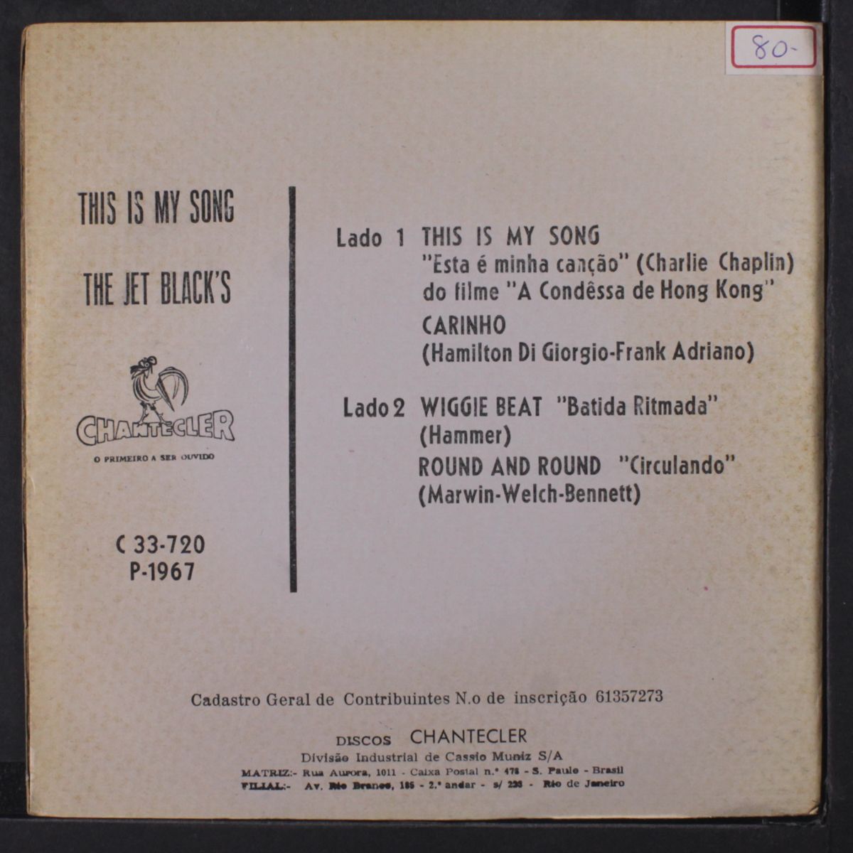this is my song by JET BLACKS