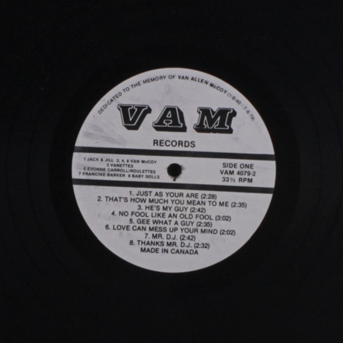 dedicated to the memory of van allen mccoy, vol. 2 by VAN MCCOY