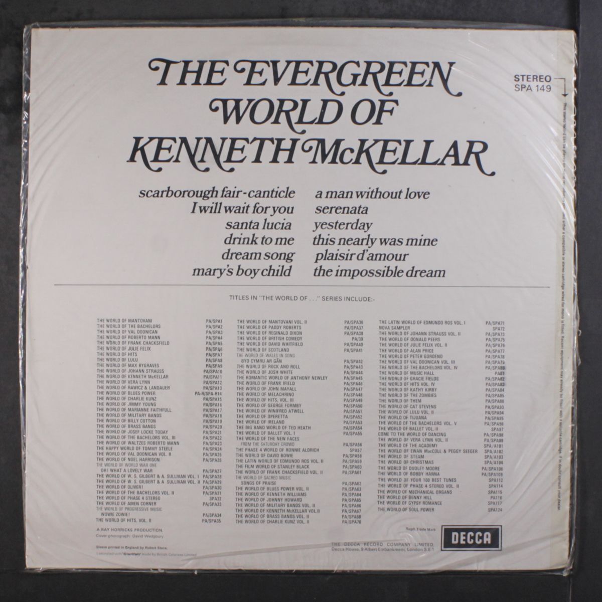 the evergreen world of by KENNETH MCKELLAR