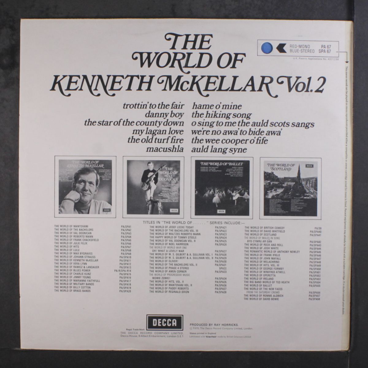the world of vol. 2 by KENNETH MCKELLAR