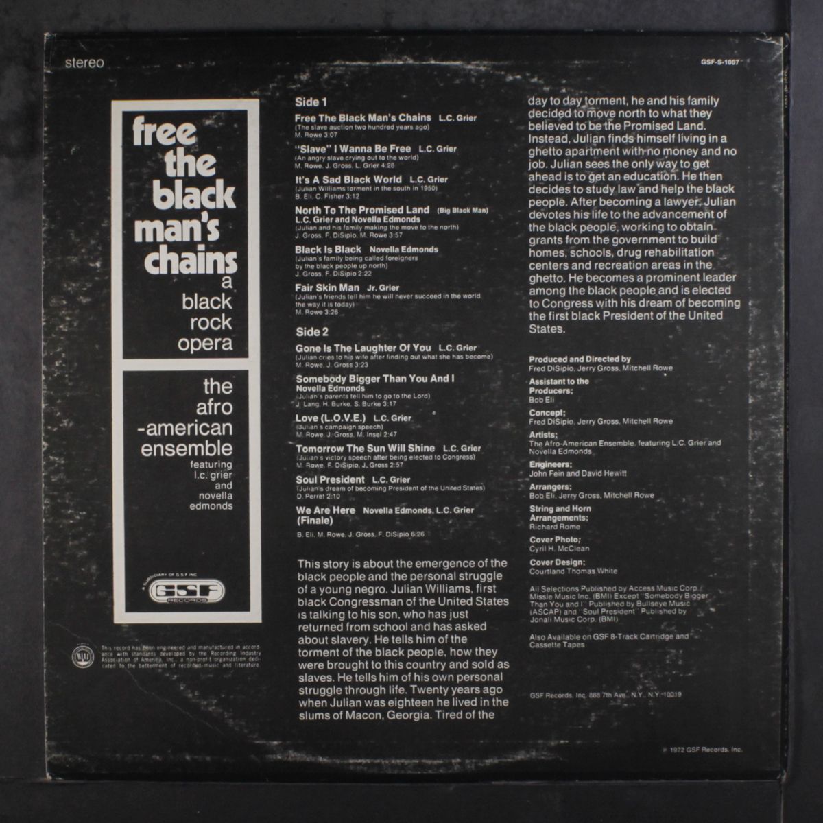 free the black man's chains by AFRO-AMERICAN ENSEMBLE