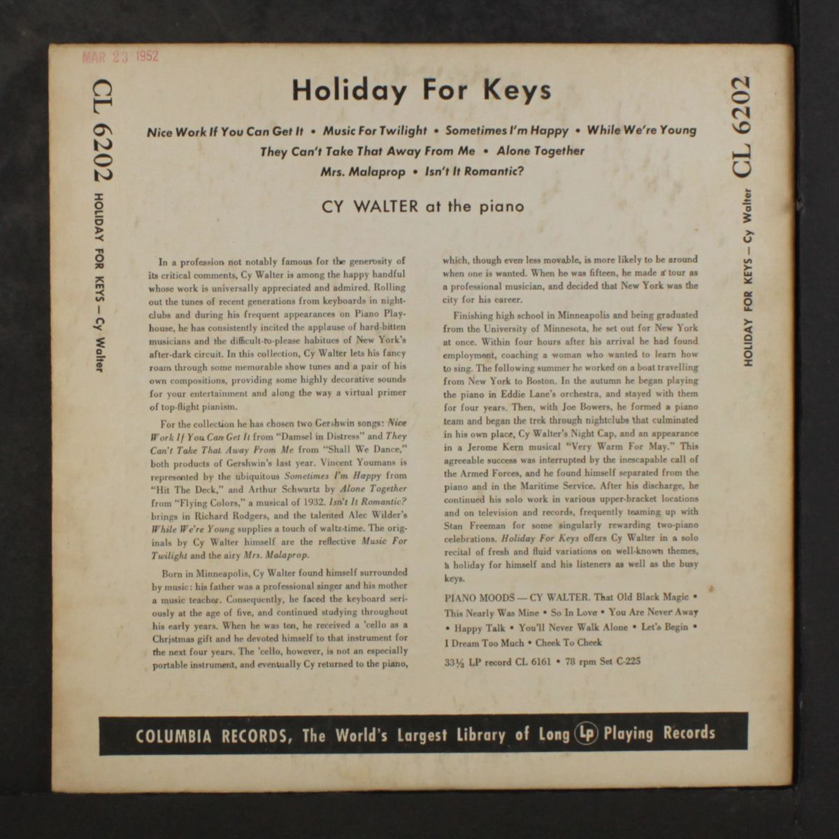 holiday for keys by CY WALTER