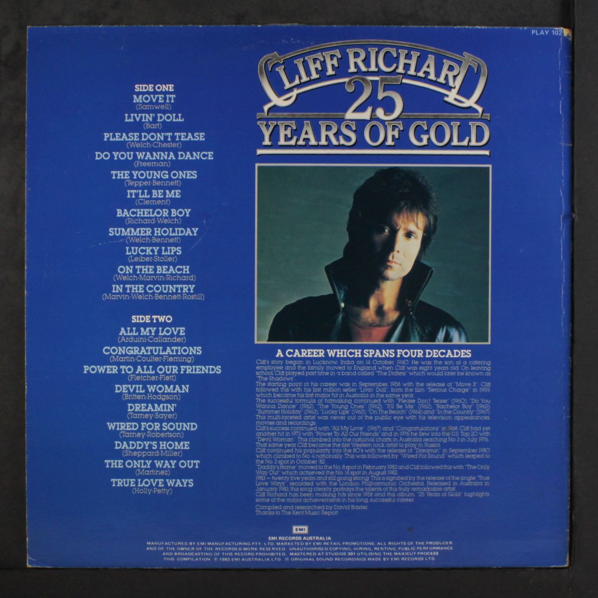 25 years of gold by CLIFF RICHARD