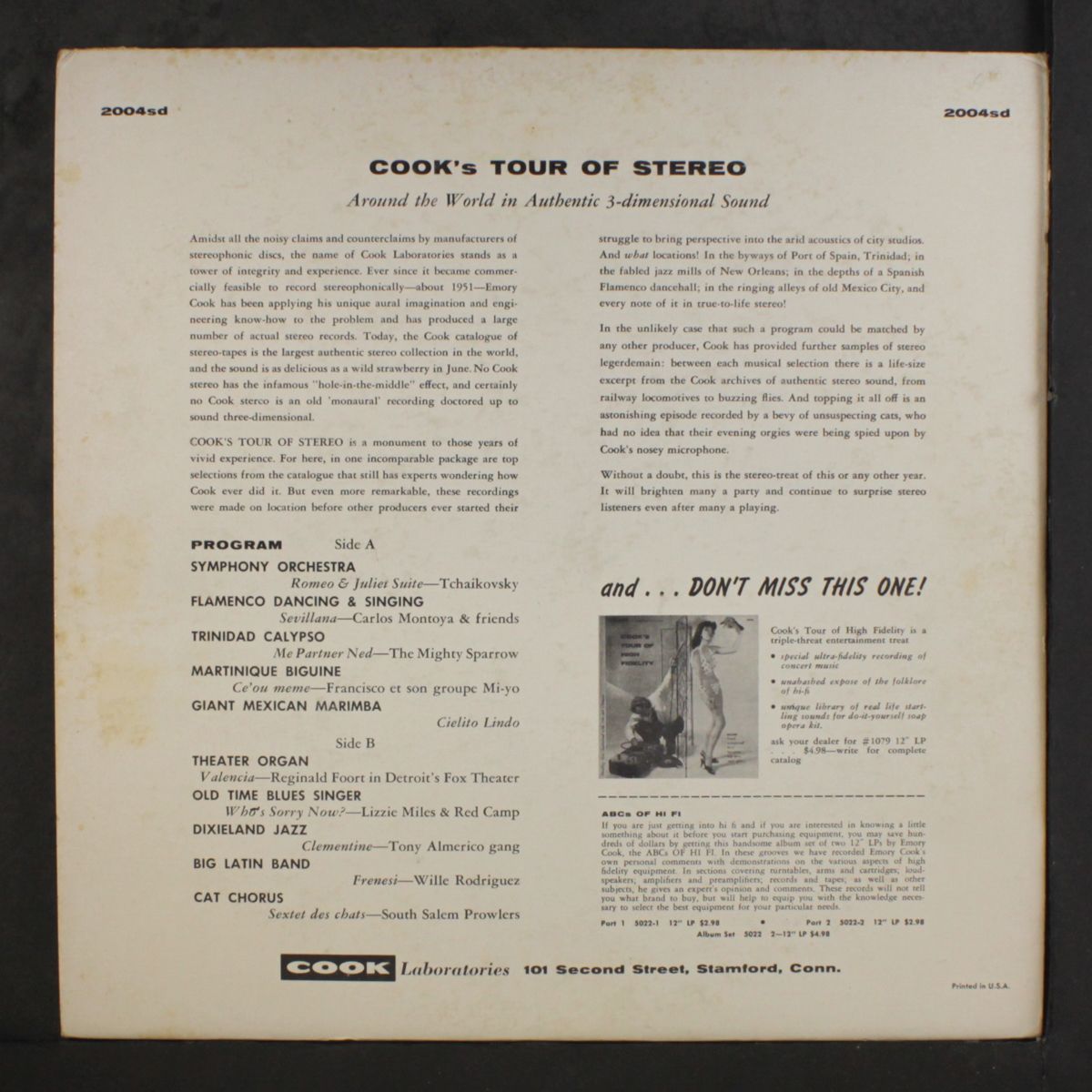 cook's tour of stereo by VARIOUS