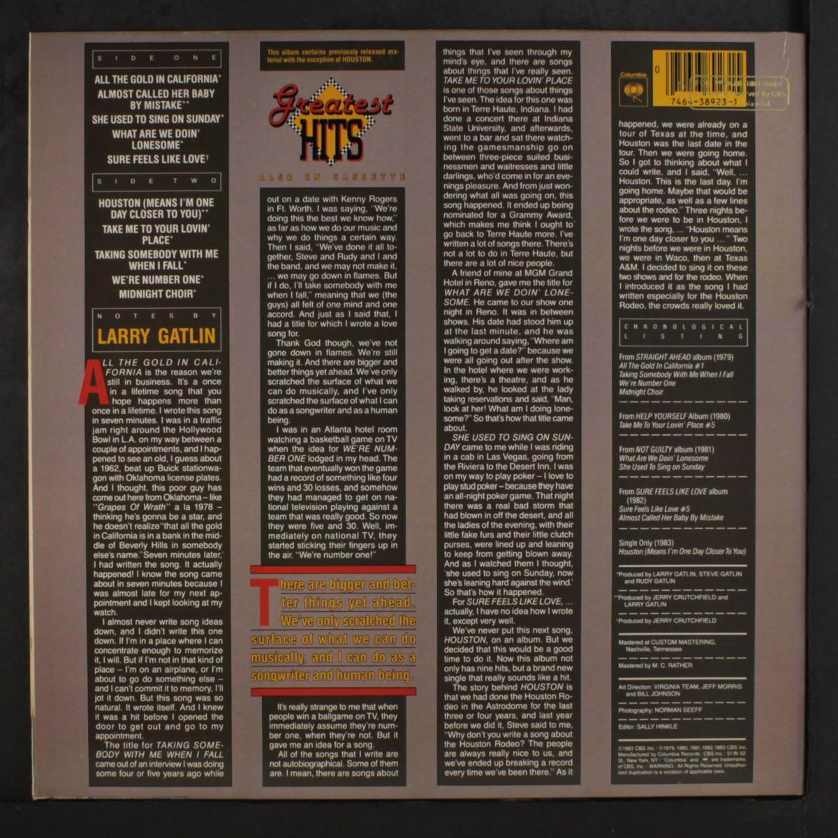greatest hits, vol. 2 by LARRY GATLIN & GATLIN BROTHERS