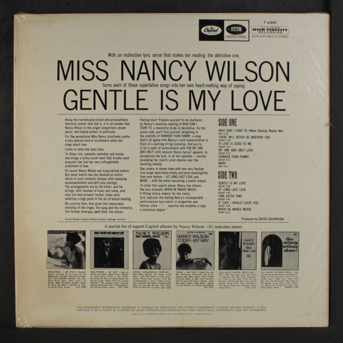 gentle is my love by NANCY WILSON
