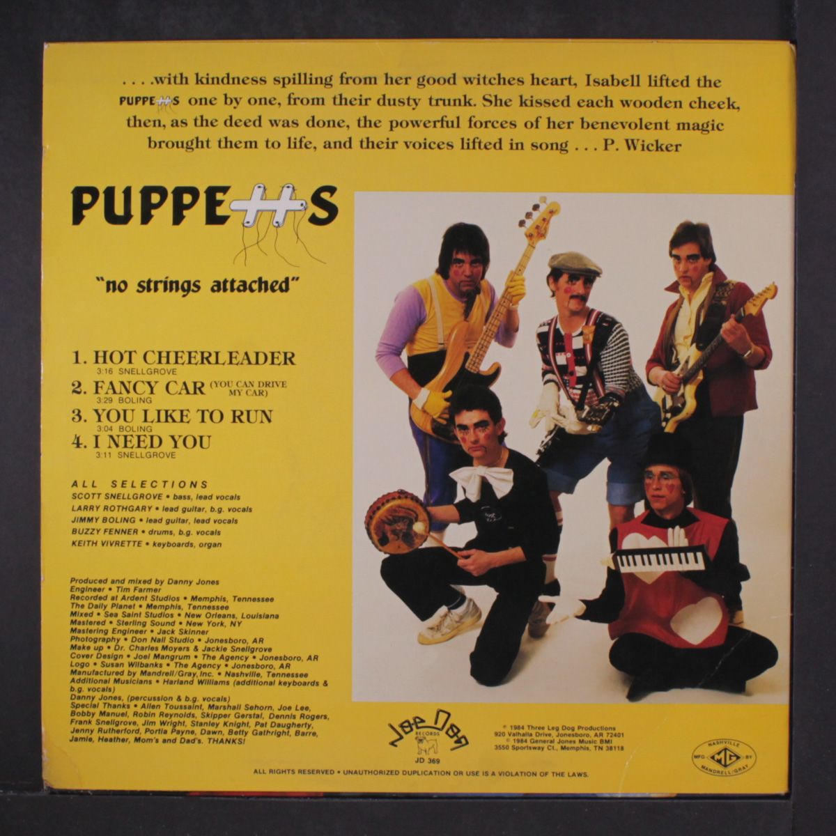 no strings attached by PUPPETTS