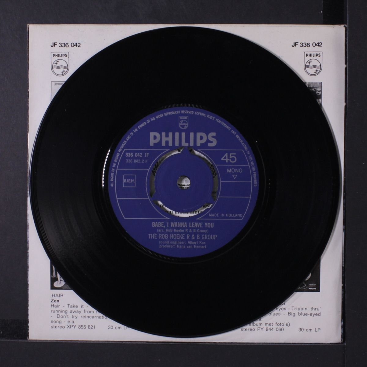 double cross woman / babe, i wanna leave you by ROB HOEKE R&B GROUP