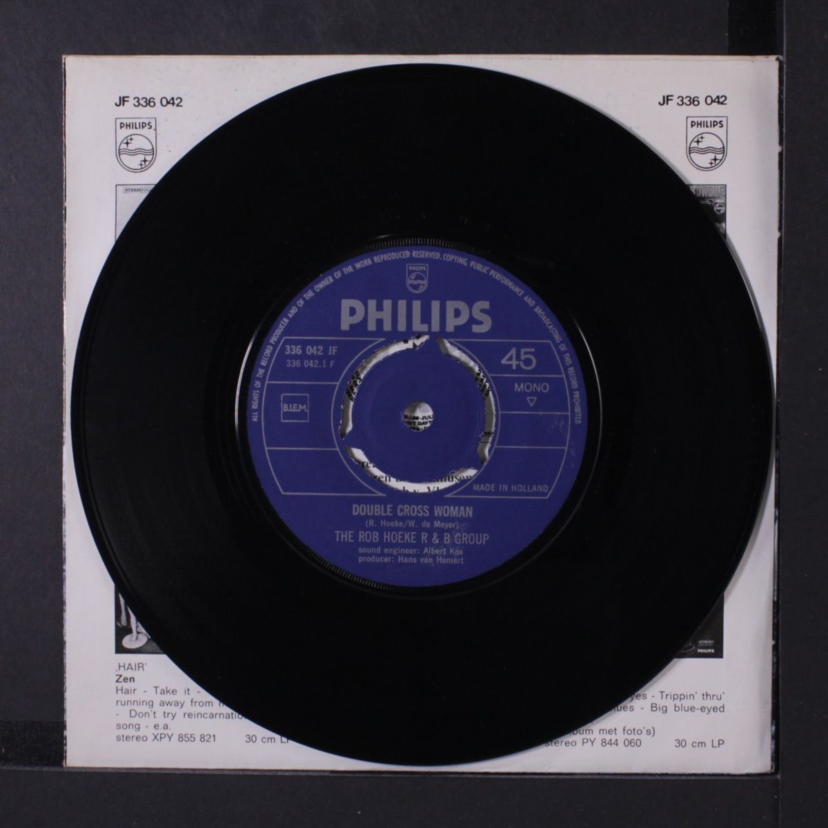 double cross woman / babe, i wanna leave you by ROB HOEKE R&B GROUP