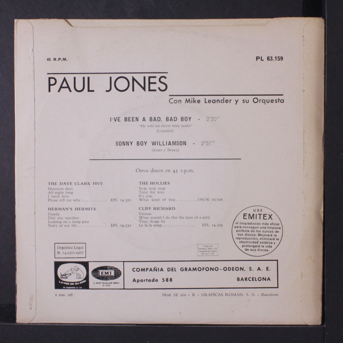 i've been a bad bad boy / sonny boy williamson by PAUL JONES