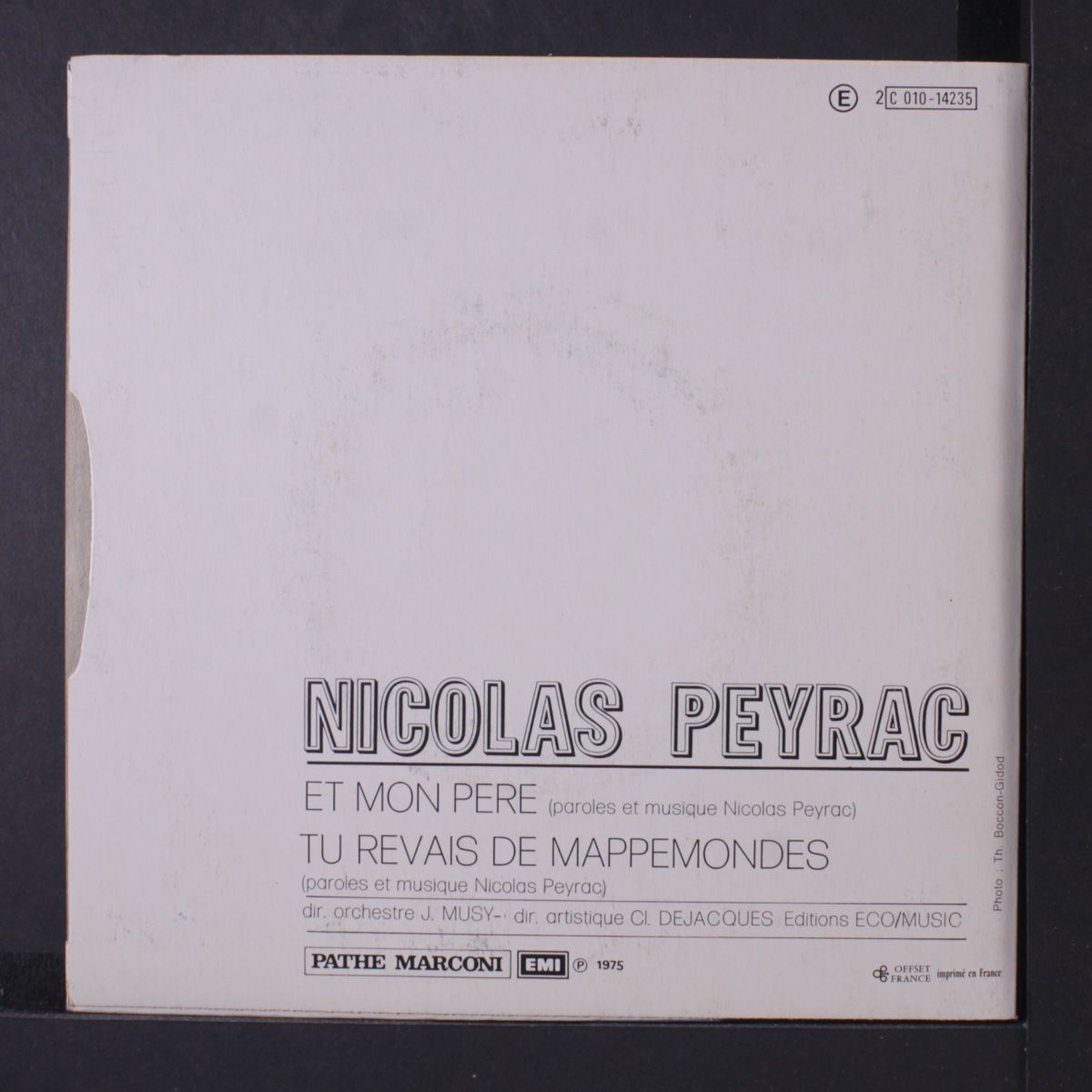 et mon pere by NICOLAS PEYRAC