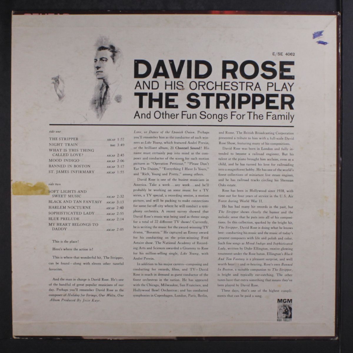 the stripper by DAVID ROSE