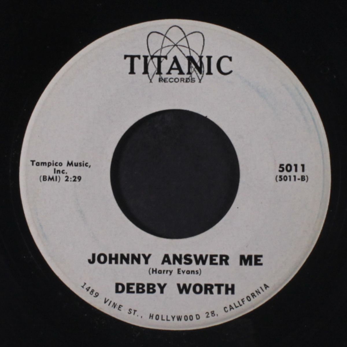 johnny answer me / poor little boy by DEBBY WORTH